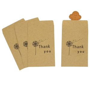 5-30pcs Cookie bags Candy Bags Snack Baking Package Kraft Paper bag mini Envelope Gift Bags Supplies 7.3x12.5cm