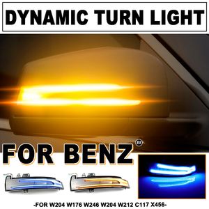 LED Dynamic Rorno Segnale Light Specchio Specchio lampada Indicatore di lampeggiatore per Mercedes Benz W204 CLA A B C E S GLA GLK CLS W176 W212