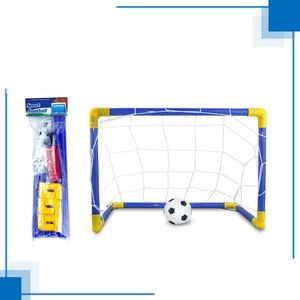 Gol di hockey set per bambini Porta di plastica per bambini Porta di calcio Ice Hockey Toys Farma da calcio fai -da -te con sport a squadre palla