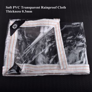 Hi-Quality Transparent PVC deszczowa tkanina soczysta roślina trzymaj ciepło plandek namiot domowy schronienie okno Wodoodporna markiza