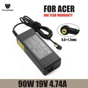 Adapter 19 V 4.74A 90 W 5,5x1,7 mm Ładowarka AC ACER ACER ASPIRE E1531 E1571G V5571P 4925G 5750G 5755G Zasilacz Notebook