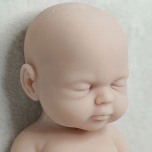 Cosdoll Неокрашенная Reborn Baby Doll Lovely Girl Full Silicone New Diy Toys 15,35 дюйма 1,75 кг незавершенные куклы жизни