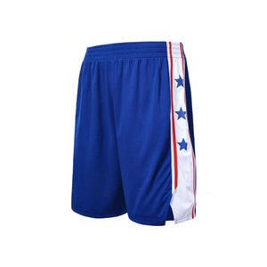 Futbol Formaları Işık Plakası 76ers Basketbol Pantolon Çocuk Yetişkin Takımı Rekabet Eğitimi Tekdüzen Çift Yan Cepler 2XS-5XL