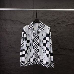 2023 Luxury Designer Men's Shirts Fashion Casual Business Social and Cocktail Shirt Brand Spring Autumn Slimning De mest fashionabla kläder M-3XL#07