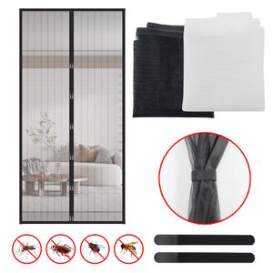 Magnetisk skärmdörrgardin Anti-Mygg Net Fly Insect Screen Mesh Dörrskärm Magic Automatisk Stängningsnätköksskärm