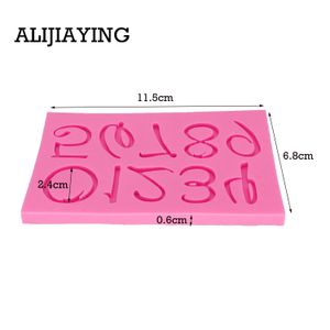 M1273 1PCS DIY Alphabet silikonowy liter