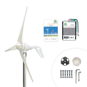 400W vindkraftverk generatorpaket hem liten mini vindkraftvind för laddning 12v 24v batteri marin lätt land