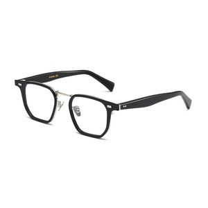 Óculos ópticos para homens, mulheres designers retro M896 lençóis de moda copos de armação acetato de elasicidade detalhada estilo quadrado anti-azul placa de lente de luz com caixa