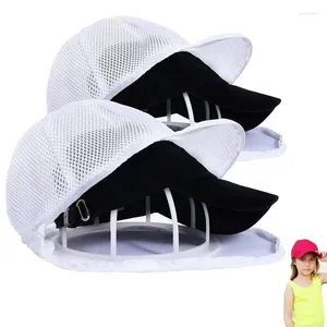 Tvättpåsar hattbricka för tvättmaskin baseballbrickor med bur och rengöringsskyddstillbehör