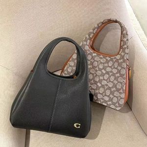 Luxury handbag designer tabby shoulder for women geneuine leather high quality fashion sacache horse lady cross body vegetable basket bucket bag05