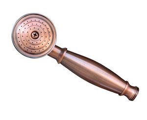 Wall Mounted Antique Red Copper Finish Round Rain Shower Head, Arm Shower Head, Head Holder Bracket, Shower Hose Nsh01