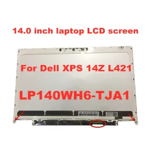 Skärm Original LCD -skärm för Dell XPS 14Z -skärm LP140WH6TJA1 F2140WH6 LAPTOP LCD SCREEN 14Inch Panel 1366 * 768 40PINS