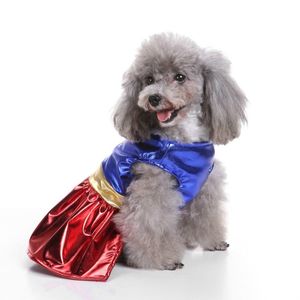 Рождественская одежда для собак Power Paw и Eagle Wonder Women Subilt Suit Dog Costum