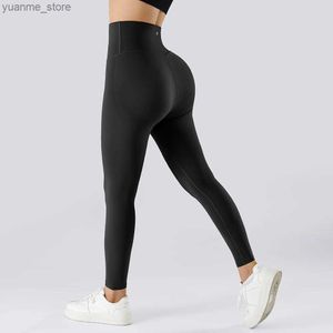 Yoga Outfits Yoga Leggings Women Fitness Leggings Running Breathable Sports Leggings Summer High Waist Cycling Pants Workout Gym Clothing Y240410