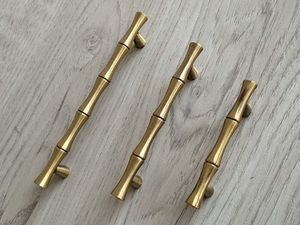 2pcs retro bambu çinko alaşım çekmeceli dolap tutamağı mobilya çekme düğmesi antika pirinç dekoratif kapı düğmeleri 64mm 96mm 128mm