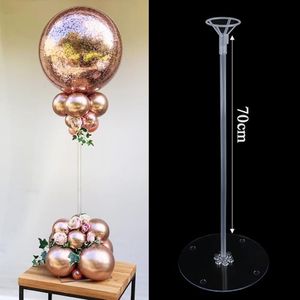 35 70 cm Birthday Party Decor Balloons Stand Wedding Table Balloon Holder Column Baloon Stick Globos Home Decoration Accessories301J