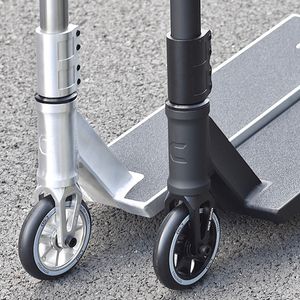 Extreme Sport Stunt Trick Pro Scooters för vuxna som monterar aluminium konkurrenskraftig för professionella nybörjare svart/silver