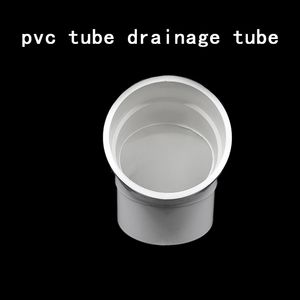 PVC White Drain Pipe 45 graders armbåge Innerdiameter 50mm-200mm Drain Pipe Bitar Joint Kitchen Drain Joint 1 PCS