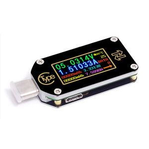 PD Trigger USB-C woltometer Ammeter Rd TC66/TC66C Typ-2-drożdowy prąd miernik multimetrowej PD Akumulator ładowarki PD Bateria elektryczna USB Electrical