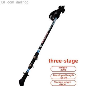 Trekking Poles New XHOCKEYPRODUCTS hiking pole with fast locking Alpstock telescope ultra bright carbon adjustableQ