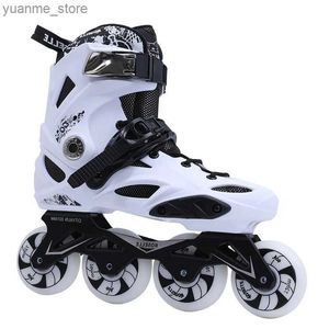 Satır içi patenler Roselle Rx6 Seba FRM Roller Patines için Profesyonel Sline Patenler Ayakkabı Kırmızı Mavi Slalom FSK Slayt Paten Yetişkin Eur 35-44 Y240410