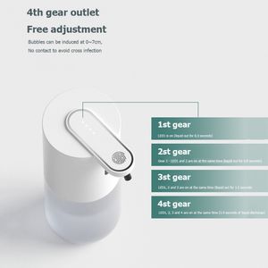 Sensor Soap Dispenser Foam Charging Charging Smart Sensor Infravermelho Sabão líquido Sapitizador de mãos Sinitizador de mãos