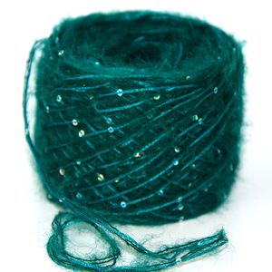 Hot 250g Beautiful Unique Wool Mohair Shiny Sequin Yarn Skein Croche Hand Knitting Thick Crochet Weaving Knit Thread Z3918