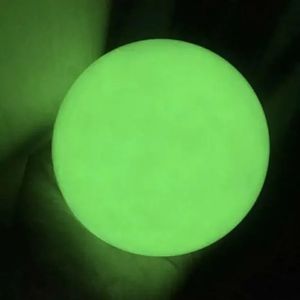 5-10cm Natural Luminous Stone Blue Luminous Quartz Crystal Sphere Ball Glow In The Dark Stone With Base