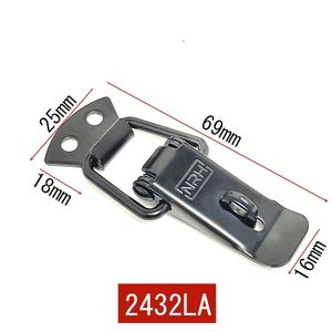 2Pcs Cabinet Box Locks Spring Loaded Latch 25*69 For Sliding Door Window Furniture Hardware Catch Toggle Hasp Tool Box Lock