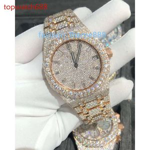 Moissanite Diamond Iced Out Designer Mens Watch for Menの高品質のMontre Automatic Movement Watches Orologio。 Montre de Luxe L27