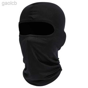 Fashion Face Masks Neck Gaiter Ski Mask For Men Full Balaclava Black Covering Protective Head Cover Motorcycles 24410