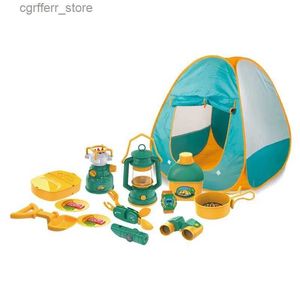 Toy Tents Tent Toys Tools Camping Game Surprise Box Educational toy Outdoor adventure parent-child interactive Toys For Boys Birthday Gift L410