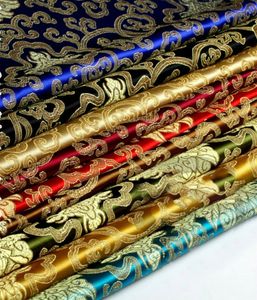 50*90 cm Vintage Chinese Style Brocade Satin Jacquard FabricDiy handgefertigtes Patchwork Satin Stoff zum Nähen von Kimono Cheongsam