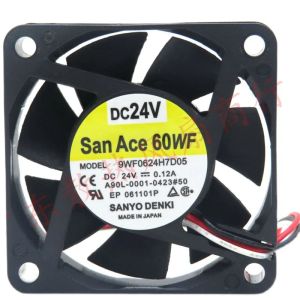 새로운 원본 A90L00010423#50 9WF0624H7D05 0.12A DC24V 6015 6CM FANUC 시스템 냉각 팬