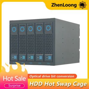 Kedjan/gruvarbetare Zhenloong Optical Drive Hot Swappable Hard Disk Module Chassis Storage Expansion 5.25 
