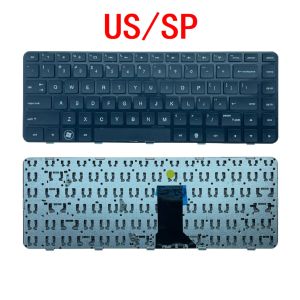 Keyboards New US Spanish Laptop Keyboard For HP Pavilion DM41000 DV52000 DM41012 DM42000 DM42001ER Notebook PC Replacement