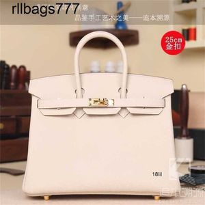 Bolsas de designer de couro bk rastreando de volta à fonte feita à mão portátil saco feminino cypress platinum saco litchi padrão togo bezerro 10 milk -shake branco