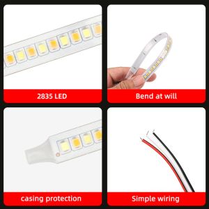 2pcs LED -Streifen fließende Rückspiegel Spiegel Leuchten Anzeige Dynamische Blinker -Seiten -Markierungslampe Blinker Seitenspiegel Blitzlicht