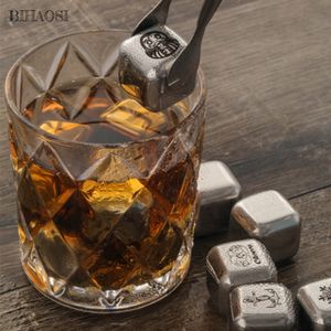 stalowy lód Szybki mrożony zagraniczny wina whisky whisky lodowy garnitur Tatar bar domowy koktajl metalowy batonik mikser lodu 304 nierdzewna nierdzewna