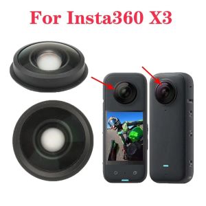 Аксессуары Новое высокое качество для Insta360 x3/One x3 x3 Стеклянная объектив замены действия камеры ремонт камеры для аксессуаров Insta360