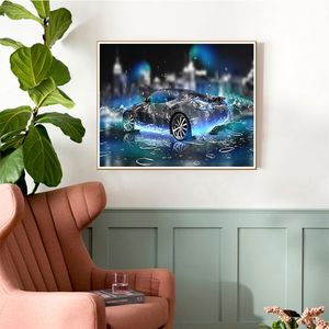 Evershine Diamond Pintura Full Square Car Stitch Diamond Bordado Paisagem Stromestones Arte Kits de Imagem de Picture Kits Presente Presente