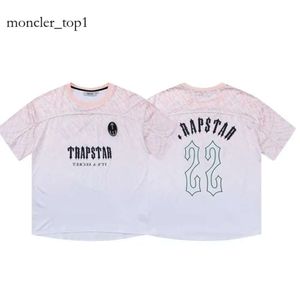 T-shirt maschile Trapstar Brand Designer Mens Tshirts Limited Trapstar London Tshirt Short Short Short Blue Shirt UNISEX per uomo Fashion harajuku tops maschio 7571