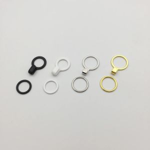 10 sets/lot bra metal ring with hook bra clipper bra strap hidden buckle bra making DIY accessories