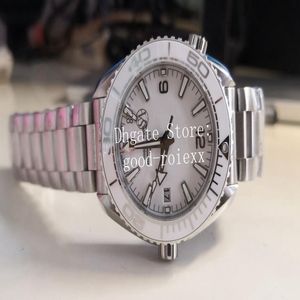 39 5mm Ladies White Ceramic Watches Womens vs Factory Automatic Cal 8800 Axial Watch Dive Ladys Date ETA VSF Women Planet Black WR258L