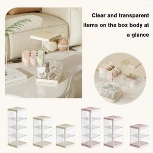 Storage Boxes Cosmetic Box Desktop 360 Degree Rack Rotating Skin Care Products F2a8