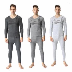 Herren thermische Unterwäsche Ankunft Männer Winterfabrik Direktverkäufe o-hals Super großes Unerwear mao Satin Baumwolle lose Long Johns Plus Size