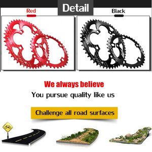 VXM 110BCD 50/35T 700C Road Bike Chain Ring 7075-T6 Alloy Oval Chain Wheel Climbing Power Road Bicycle Parts KIT Ultra Light NEW