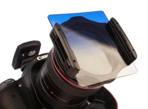 7in1 DSLR Camera Lens Filter 49/52/55/58/62/67/72/77/82mm Kit Lens Hood Filter BALL ADAPTER RING GRADIENT GRÅ ORANGE