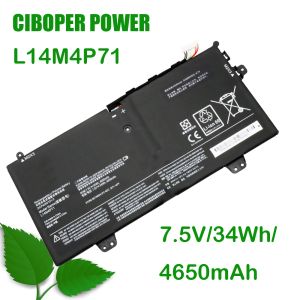 Batterier CP Äkta bärbara batteri L14M4P71/L14L4P72 34/40WH/L14L4P71 L14M4P73 för 700 70011isk 11 