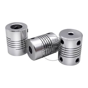 3 mm/4 mm/5 mm/6 mm/6,35 mm/8 mm aluminiowe sprzężenie wału elastyczne złącze silnika łącznika D18L25